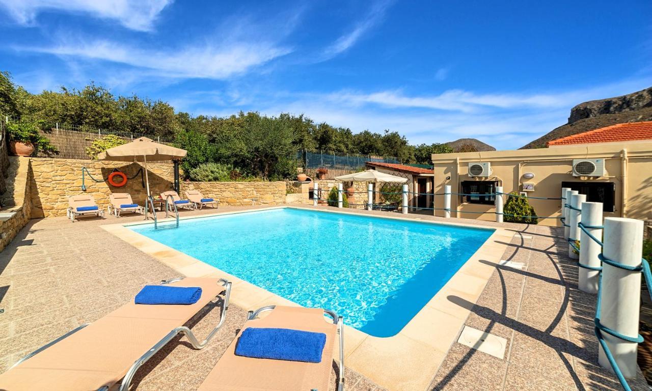 Cretan Kera Villa Heated Pool Exterior foto