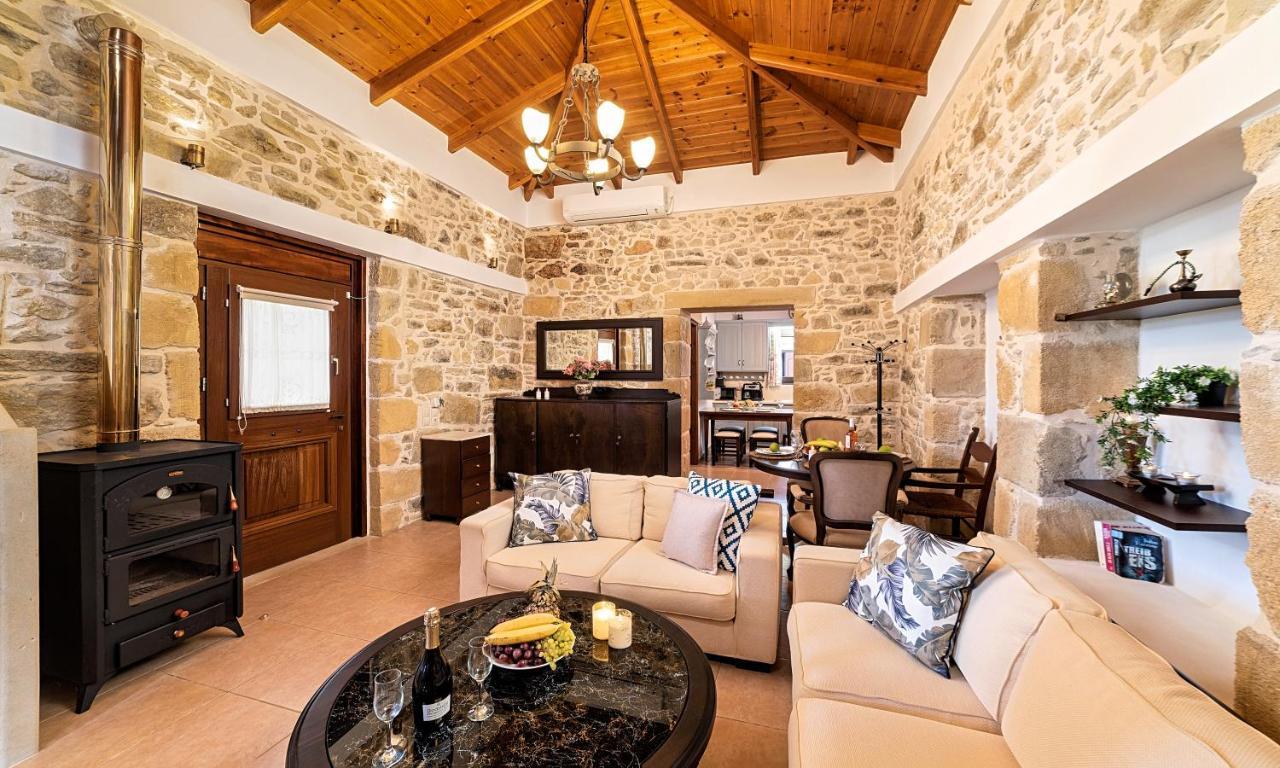 Cretan Kera Villa Heated Pool Exterior foto
