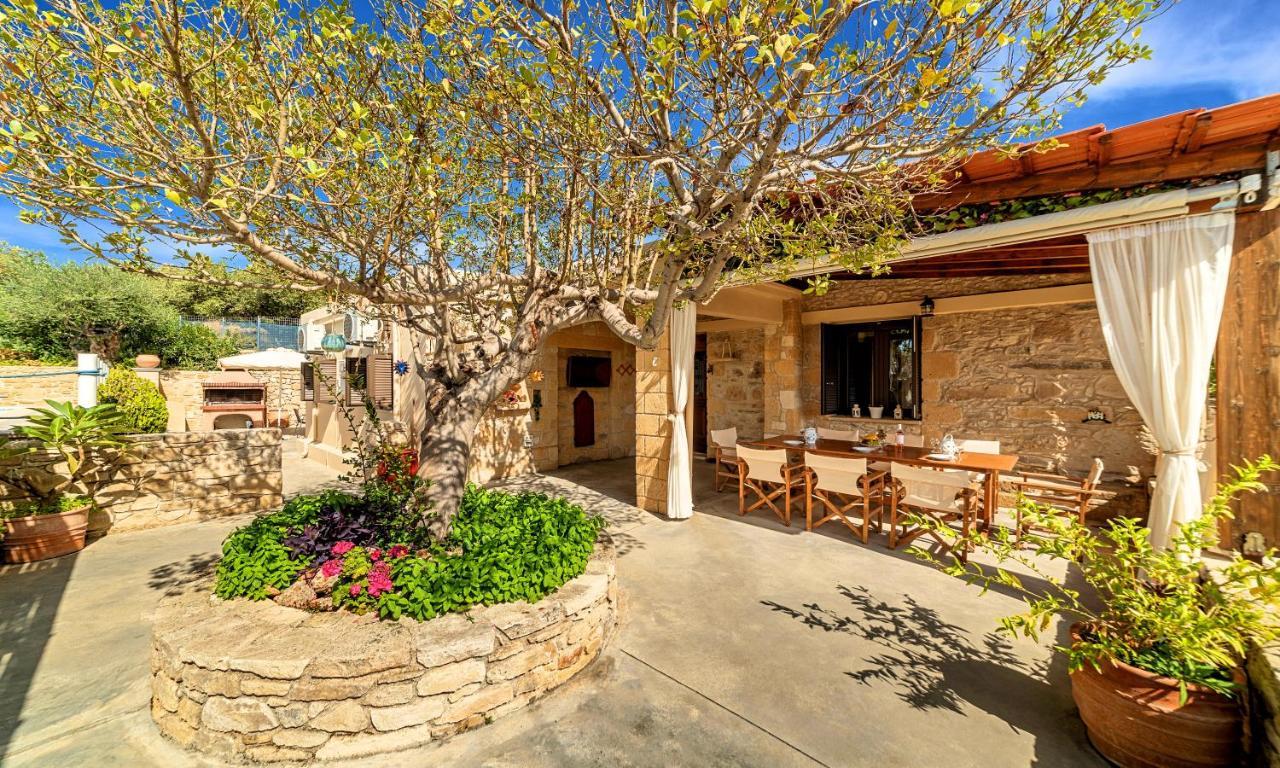 Cretan Kera Villa Heated Pool Exterior foto